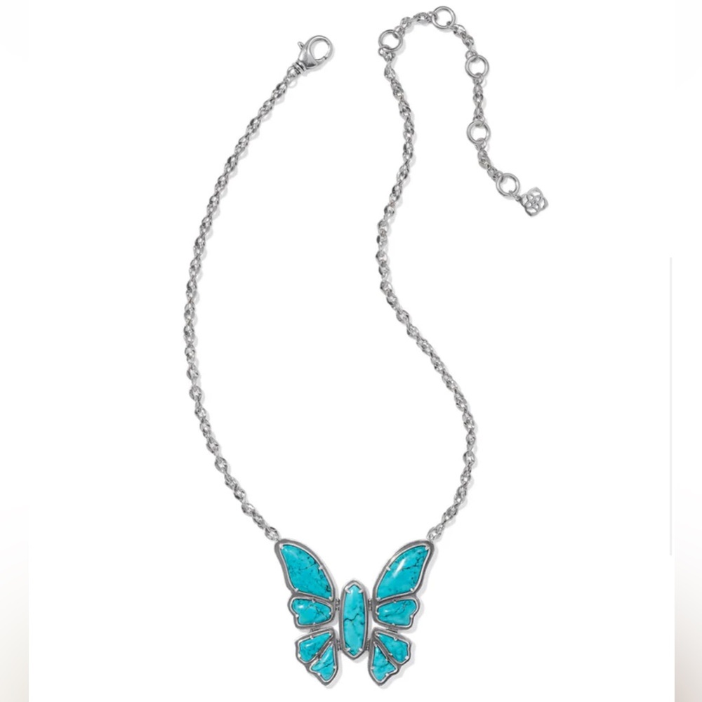 Kendra Scott Ember Butterfly Statement Necklace New